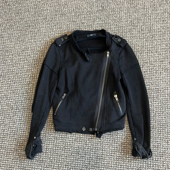 Fate Jacket Women’s M. Black. Moto Style Crop - Picture 1 of 7